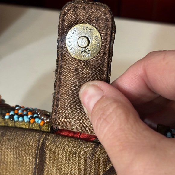 RARE, VINTAGE, NEW Mary Frances “Ember Oracle” Beaded Handbag - Picture 5 of 15